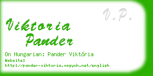 viktoria pander business card